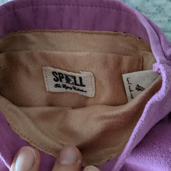 🦄 Rare Spell Wild Belle Suede Fringe Crossbody Bag - Picture 9 of 11